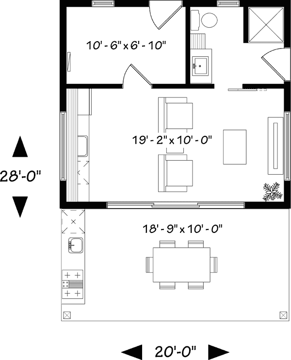 Main Floor Plan: 5-1307
