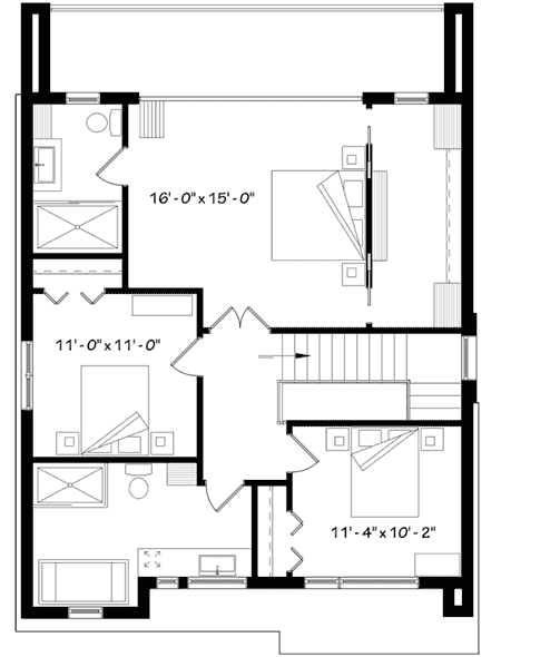 Upper/Second Floor Plan:5-1313