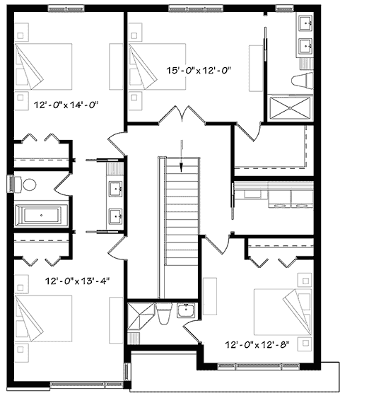 Upper/Second Floor Plan:5-1314