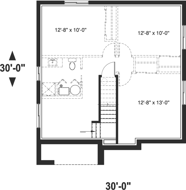 Lower Floor Plan:5-1334