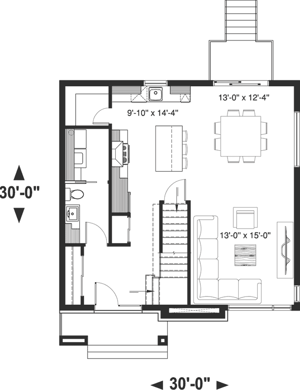 Main Floor Plan: 5-1334