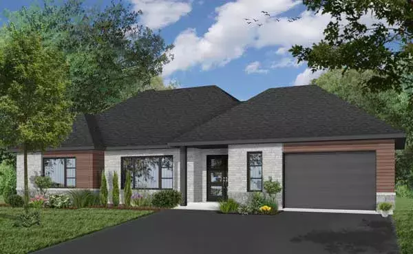 Traditional house plans 5-1344 - front exterior, 2,012 sq ft, 2 bed, 1 bath house plans | Monster House Plans