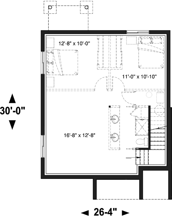 Lower Floor Plan:5-1361