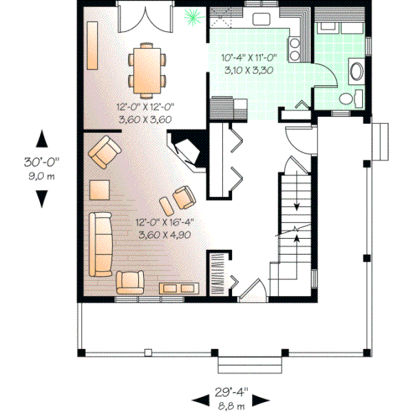 Main Floor Plan: 5-258