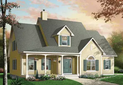 Country house plans 5-296 - front exterior, 2,768 sq ft, 4 bed, 0 bath house plans | Monster House Plans
