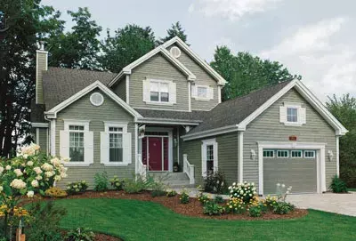 Traditional house plans 5-298 - front exterior, 1,978 sq ft, 2 bed, 2 bath house plans | Monster House Plans