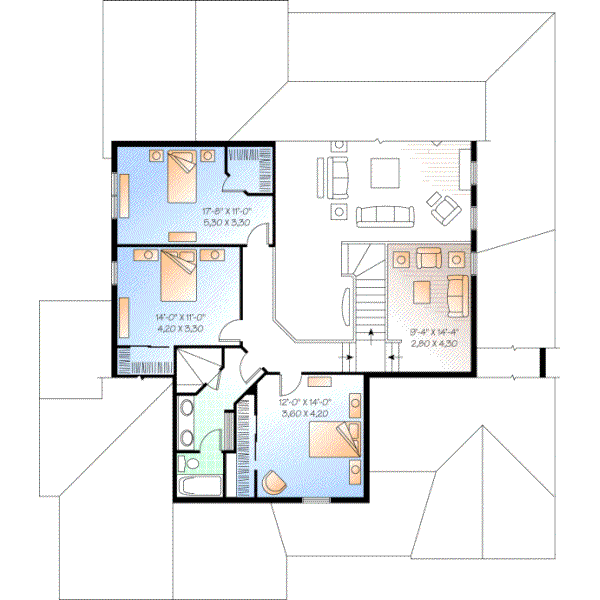 Upper/Second Floor Plan:5-301