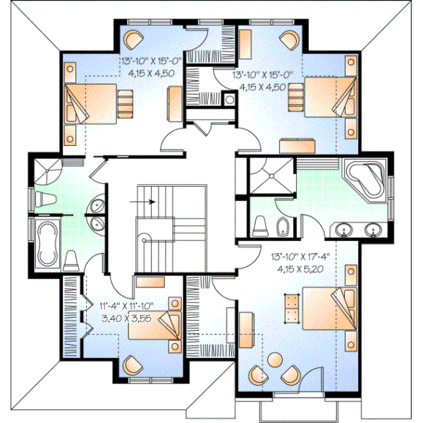 Upper/Second Floor Plan:5-312