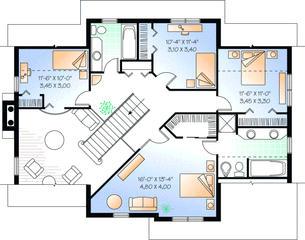 Upper/Second Floor Plan:5-313