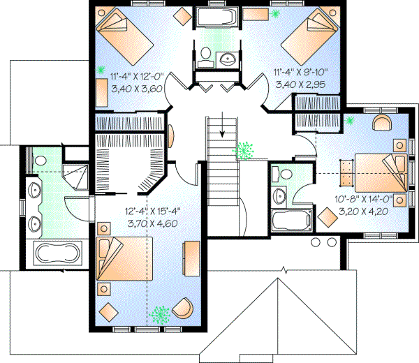 Upper/Second Floor Plan:5-314
