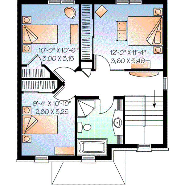 Upper/Second Floor Plan:5-369
