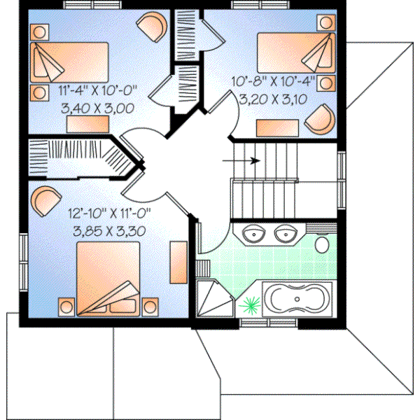 Upper/Second Floor Plan:5-381