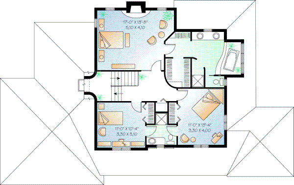 Upper/Second Floor Plan:5-397