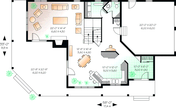 Main Floor Plan: 5-400