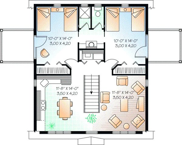 Upper/Second Floor Plan:5-465
