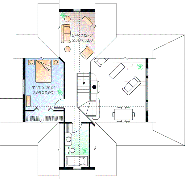 Upper/Second Floor Plan:5-470