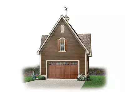 European house plans 5-498 - front exterior, 1,031 sq ft, 0 bed, 0 bath house plans | Monster House Plans