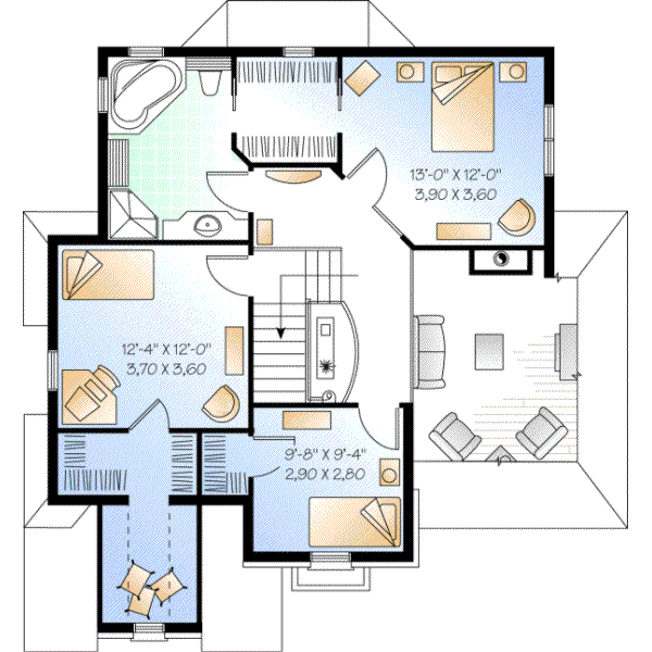 Upper/Second Floor Plan: 5-621