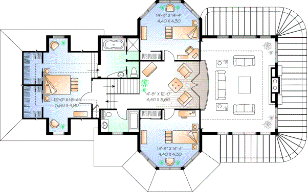 Upper/Second Floor Plan:5-638