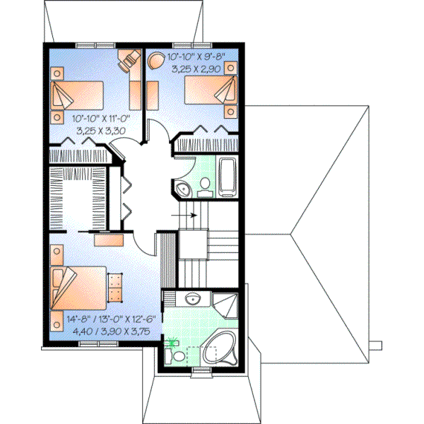 Upper/Second Floor Plan:5-653