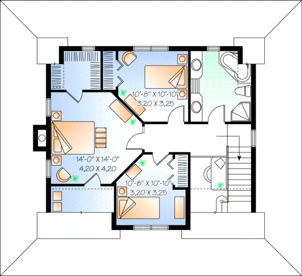 Upper/Second Floor Plan:5-663