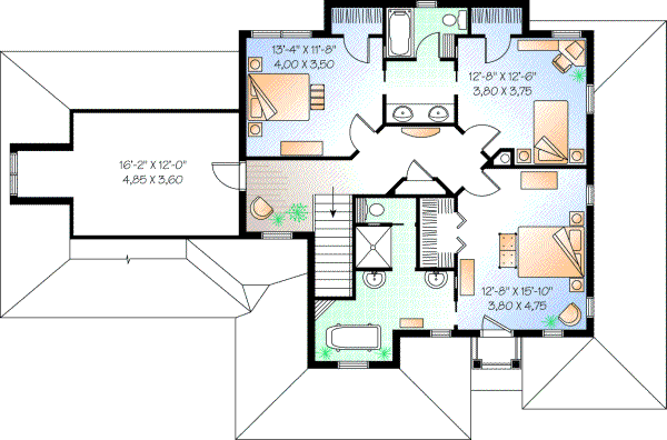 Upper/Second Floor Plan:5-711