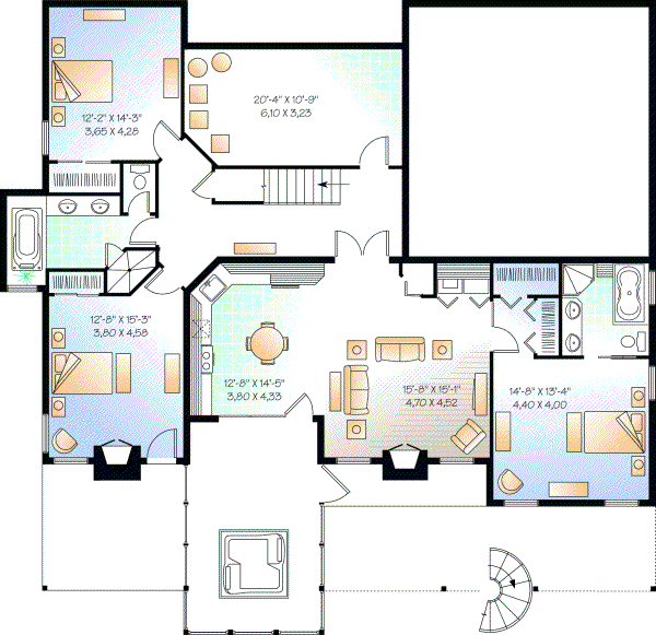 Lower Floor Plan:5-753