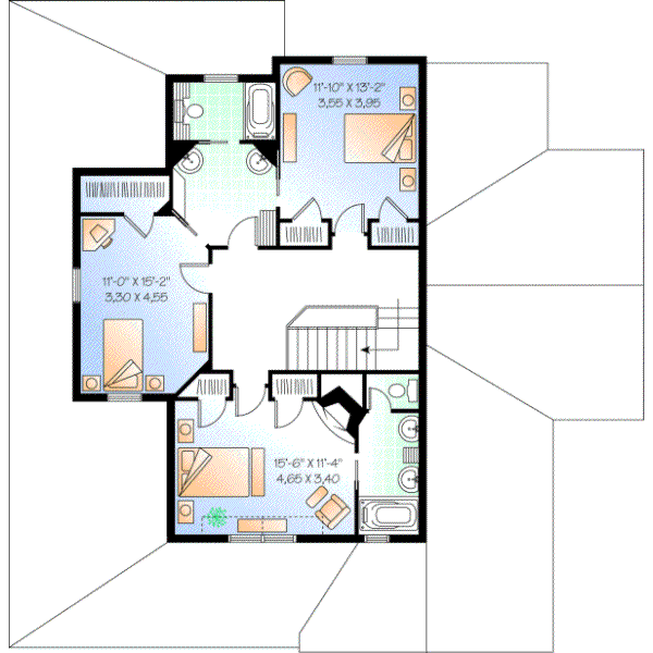 Upper/Second Floor Plan:5-755