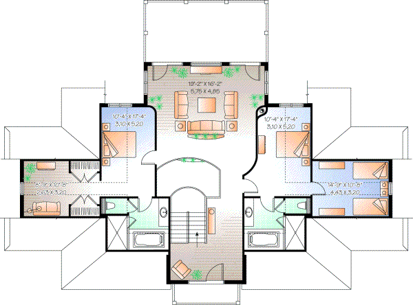 Third Floor Plan:5-768