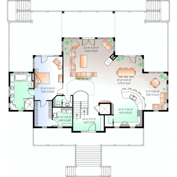 Upper/Second Floor Plan:5-768