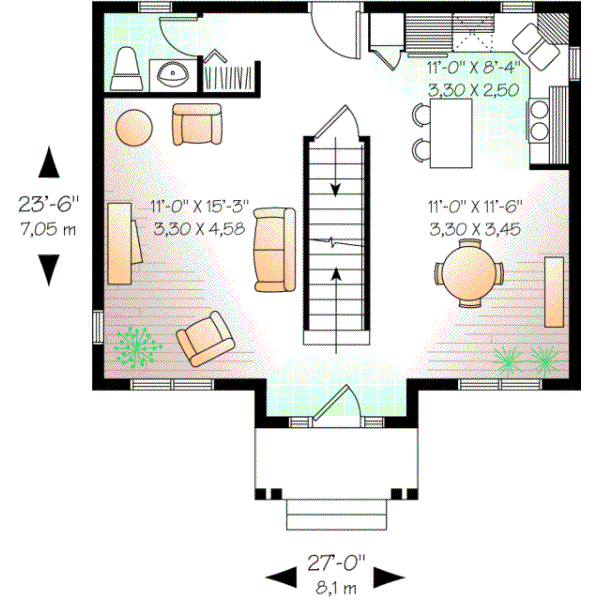 Main Floor Plan: 5-814