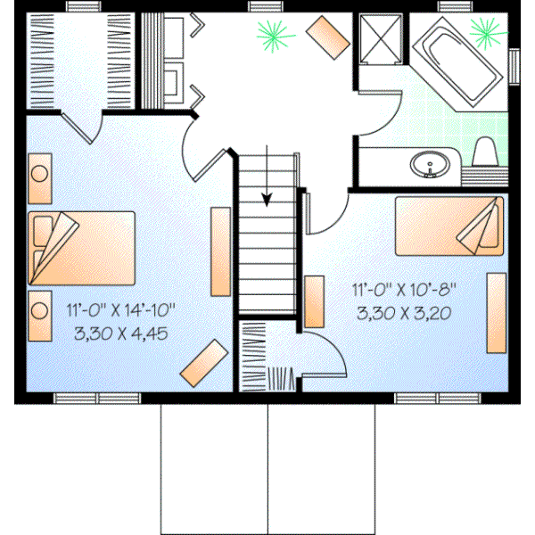 Upper/Second Floor Plan:5-814
