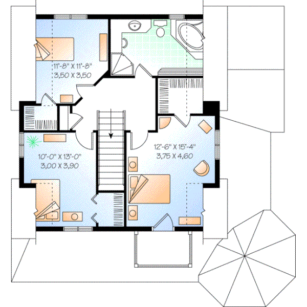 Upper/Second Floor Plan:5-860