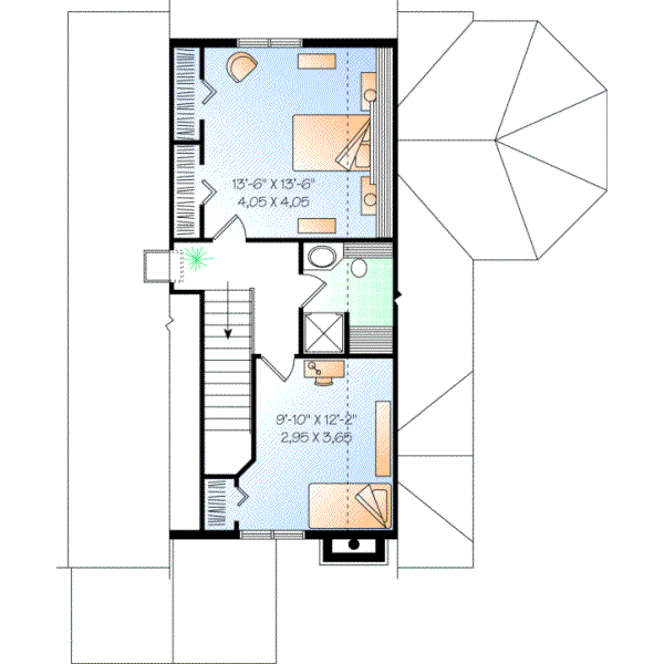 Upper/Second Floor Plan:5-867
