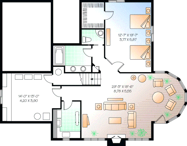 Lower Floor Plan:5-871
