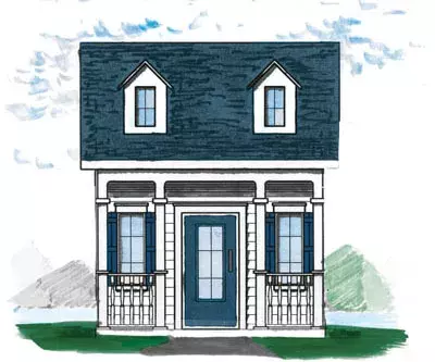 Country house plans 5-877 - front exterior, 48 sq ft, 0 bed, 0 bath house plans | Monster House Plans