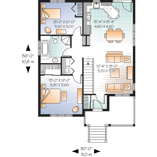Main Floor Plan: 5-915