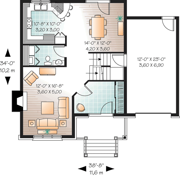 Main Floor Plan: 5-950
