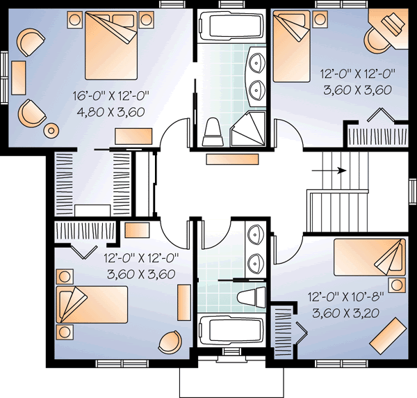 Upper/Second Floor Plan:5-975