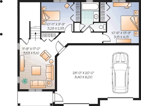 Lower Floor Plan:5-985