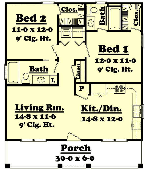 Main Floor Plan: 50-104
