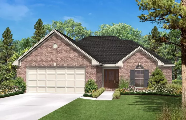 Traditional house plans 50-113 - front exterior, 1,500 sq ft, 3 bed, 2 bath house plans | Monster House Plans