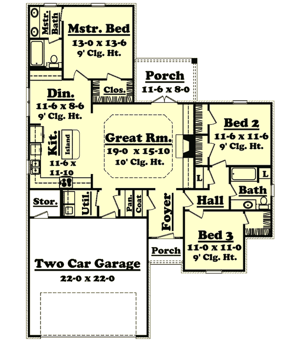 Main Floor Plan: 50-113