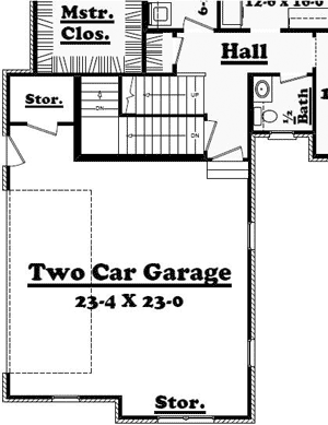Traditional Style Floor Plans Plan: 50-133
