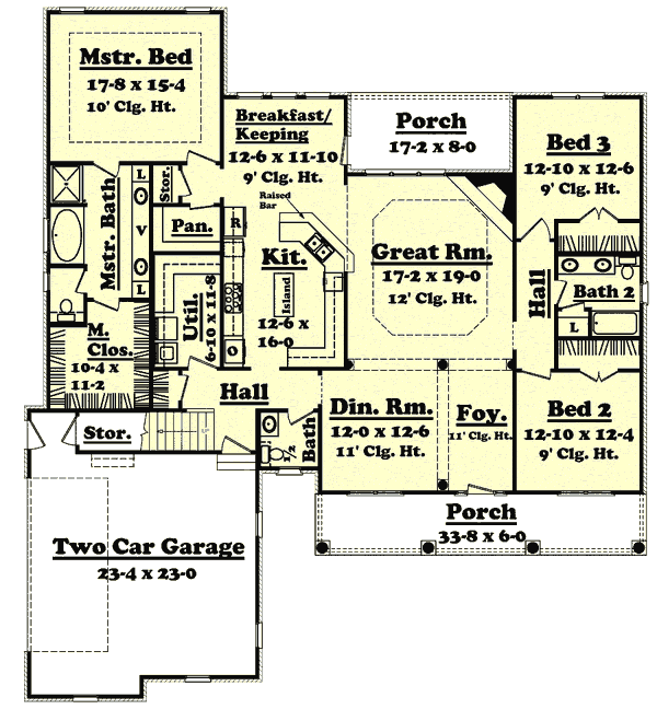 Main Floor Plan: 50-134