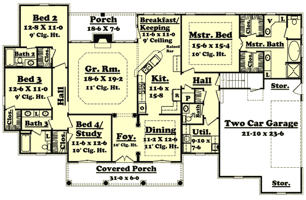 Main Floor Plan: 50-136