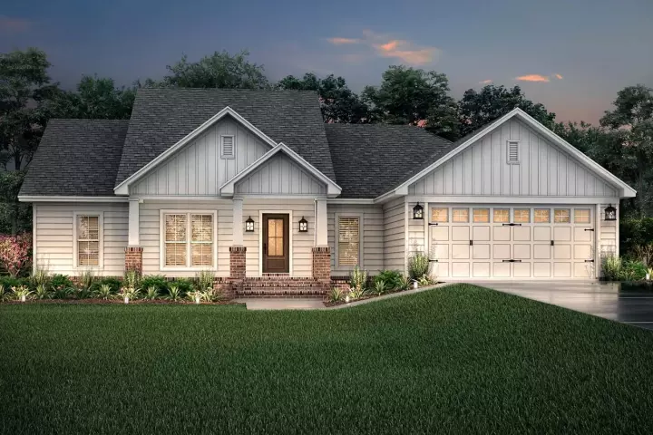 Craftsman house plans 50-140 - front exterior, 1,675 sq ft, 3 bed, 2 bath house plans | Monster House Plans
