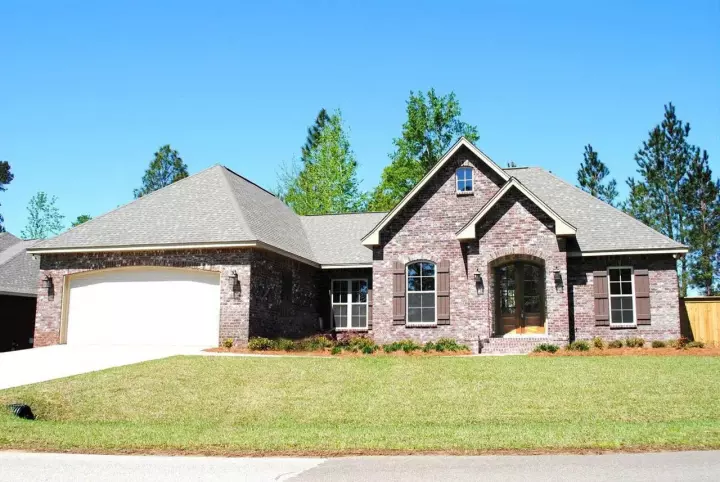 European house plans 50-143 - front exterior, 1,850 sq ft, 3 bed, 2 bath house plans | Monster House Plans