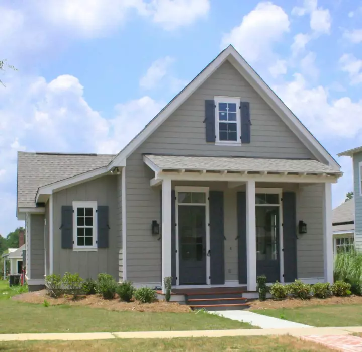 Cottage house plans 50-297 - front exterior, 1,550 sq ft, 3 bed, 2 bath house plans | Monster House Plans
