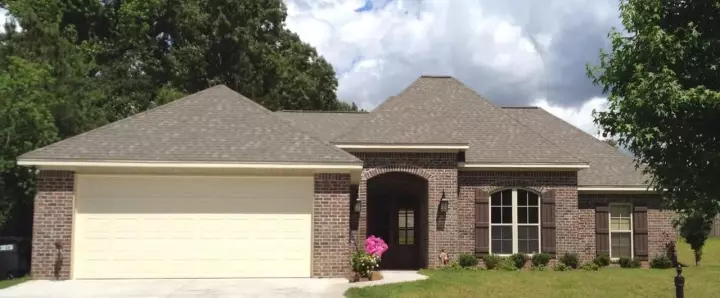European house plans 50-307 - front exterior, 1,725 sq ft, 4 bed, 2 bath house plans | Monster House Plans